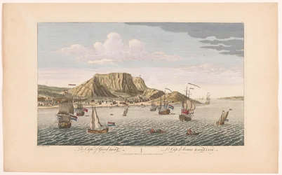 View of the Cape of Good Hope in South Africa Settlements of the VOC (series title)