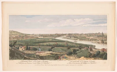 View of the City of Paris from the Village of Chaillot