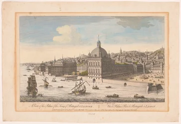View of the Royal Palace in Lisbon (Madrid and Lisbon series)
