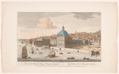 View of the Royal Palace in Lisbon (Madrid and Lisbon)