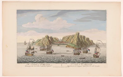 View of the Island of Saint Helena