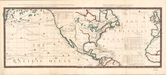 Chart of the Coasts of California, New Albion, and Russian Discoveries to the North
