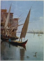 Lake in North Africa