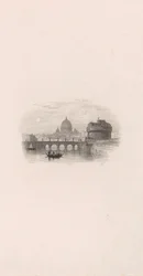 Rome, Castle of St. Angelo (vignette)