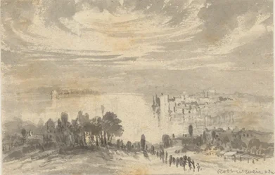 Landscape - Town on a Bay