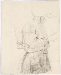Costume Study, Leather Shoe on the Left