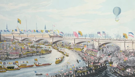 The Opening of New London Bridge, by King William IV and Queen Adelaide, 1831
