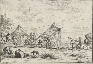 Setting Up a Tent (Various Camps series)