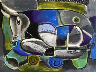 Bull at Rest, c.2020