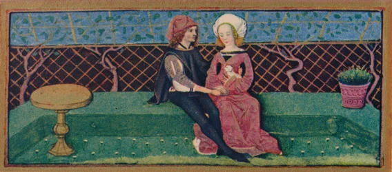April - Lovers in a Garden