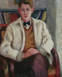 Young Boy with a White Blazer