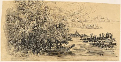 Hunters in Ambush in a Boat