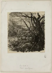 Lake in the Mountains, from Revue Fantaisiste