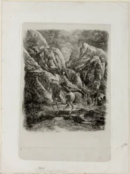 Rider in the Mountains