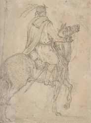 A Hungarian Horseman, late 16th-mid 17th century
