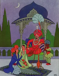Then Scheherazade began her story, from 