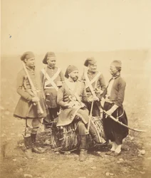 Ismail Pasha and Attendants