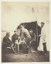 Major General Garrett and Officers of the 46th