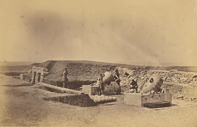 Mortar Batteries in Front of Picquet House, Light Division