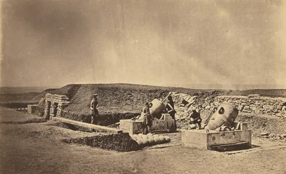 Mortar Batteries in Front of Picquet House, Light Division
