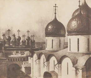 Moscow, Domes of Churches in the Kremlin, 1852