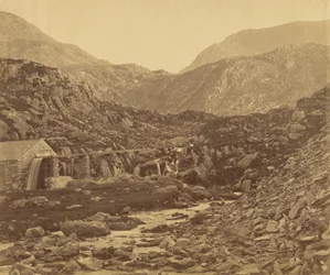 Mountains at the Foot of Llyn Ogwen, Wales