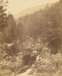 On the Llugwy, below the Swallow Falls.