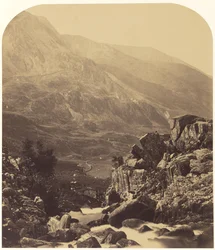 View from Ogwen Falls into Nan Francon