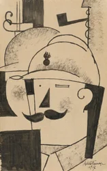 Two Helmeted Infantrymen