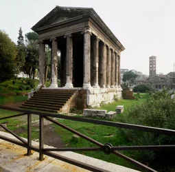 Ancient Rome: View of the Tempio di Portuno