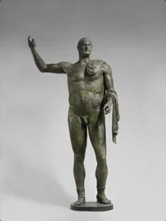 Bronze statue of the emperor Trebonianus Gallus, 251-253 AD