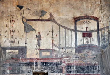 Detail (Roman fresco, Herculanum)