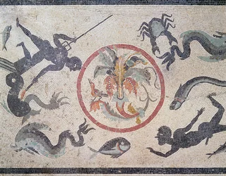 Fishermen and Sea Creatures, 1st Century AD