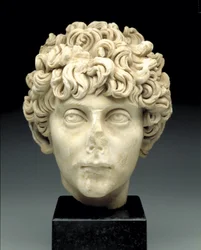 Head of a Roman youth, c.140-170 AD