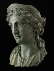 Head of a Woman in the Guise of a Goddess