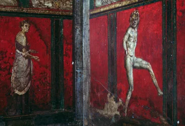Initiation Rites of the Cult of Dionysus, Fresco from the Villa Dei Mysteri