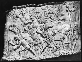 Legionaries Picking Barley, a Cast Taken from Trajan