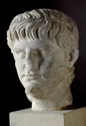 Marble Head of Nero