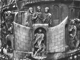 Marcus Aurelius Receiving a Messenger, detail from the Column of Marcus Aurelius, AD 180-196