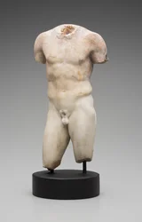 Nude male torso