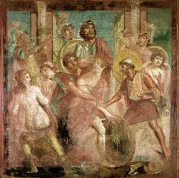 Odysseus finds Achilles among the daughters of Lycomedes