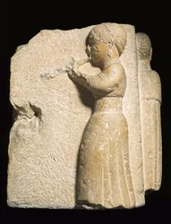 Osuna Sculpture of a Woman Playing an Aulos