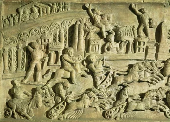 Relief depicting games at the Circus Maximus