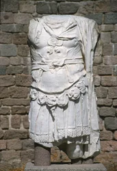 Remains of a statue of Emperor Hadrian