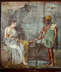 Danae and his son Perseus are found by fishermen on the beach of Seriphe