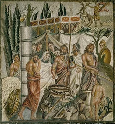 Roman Art: The Sacrifice of Iphigenie