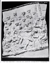 Roman Soldiers Treating the Wounded, a cast taken from Trajan