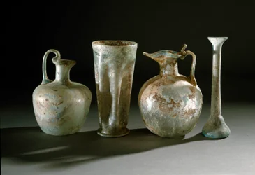 Roman Art: Jugs and Glass Vases from Pompeii