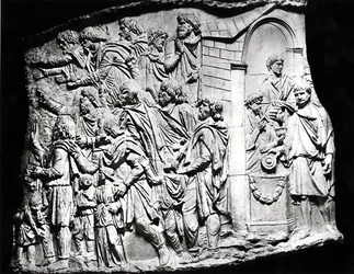 Sacrificial scene, a cast taken from Trajan