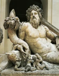 Statue representing the River Tiber